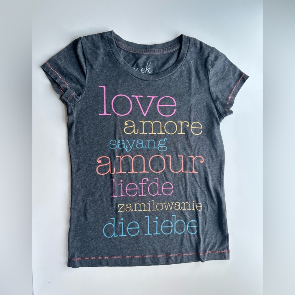 Peek Charcoal Love Tee